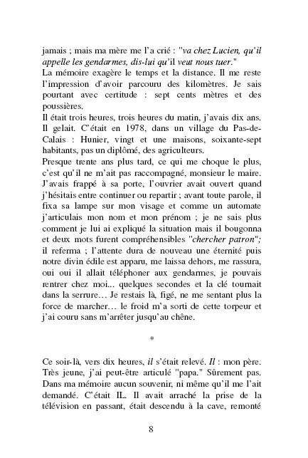  le dbut du roman SUITE