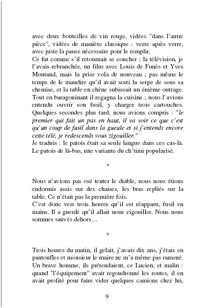  le dbut du roman page 9